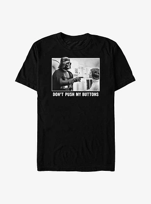 Star Wars Darth Vader Meme Button Pusher T-Shirt