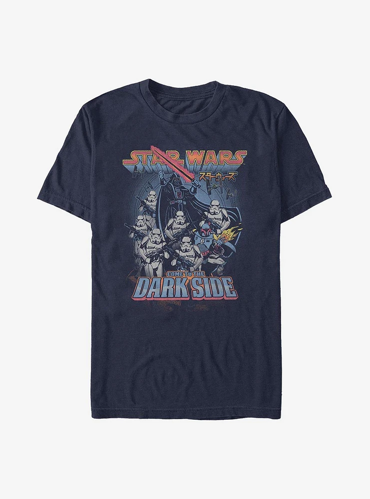 Star Wars Come To The Dark Side Poster T-Shirt