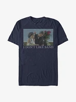 Star Wars Padme And Anakin I Don't Like Sand Meme T-Shirt