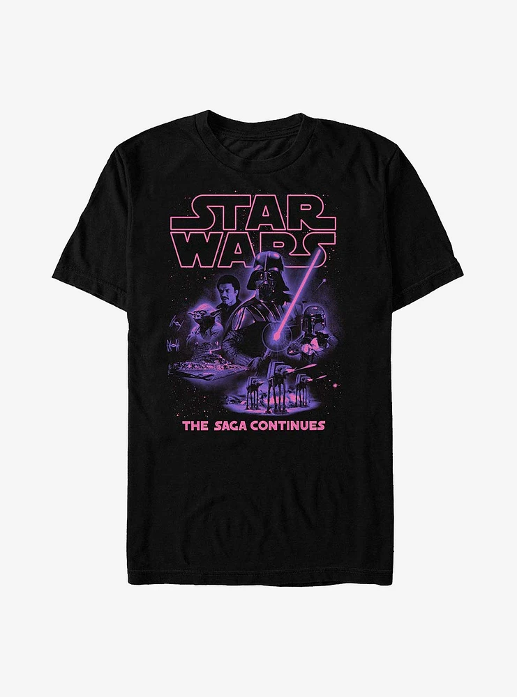 Star Wars The Saga Continues T-Shirt