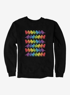 iCreate Pride Cat Rainbow Sweatshirt