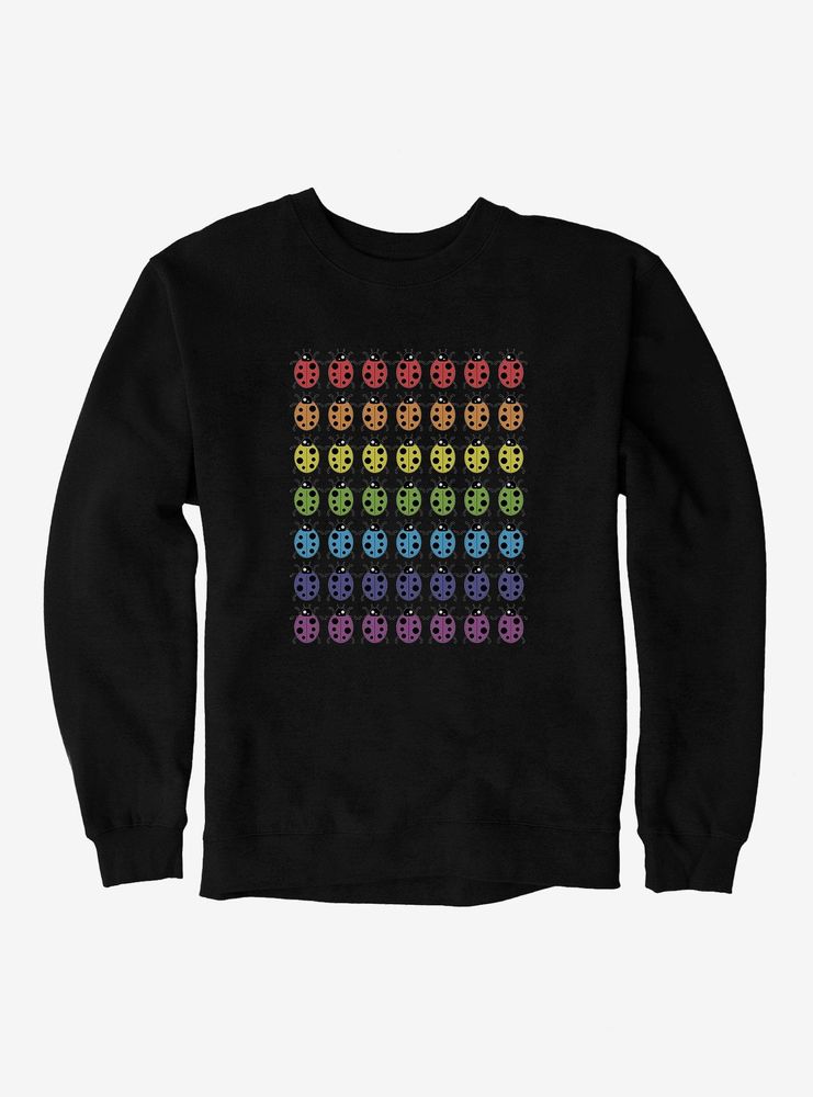 iCreate Pride Ladybug Rainbow Sweatshirt