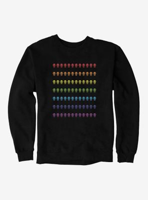 iCreate Pride Skull Rainbow Sweatshirt