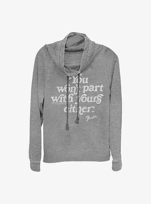 Fender Vintage Quote Cowlneck Long-Sleeve Girls Top