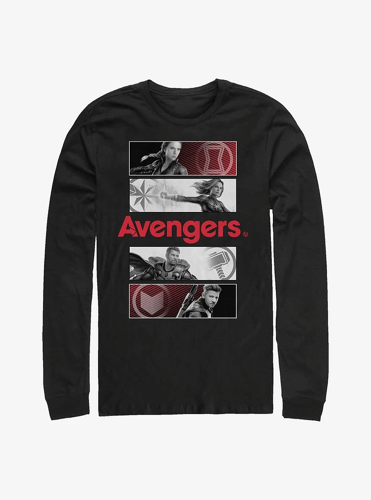 Marvel Avengers Color Pop Long-Sleeve T-Shirt