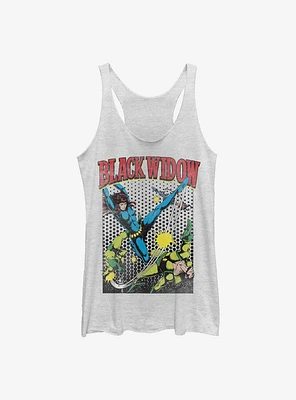 Marvel Black Widow Kick That Gun Girls Tank