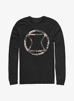 Marvel Black Widow Rose Long-Sleeve T-Shirt