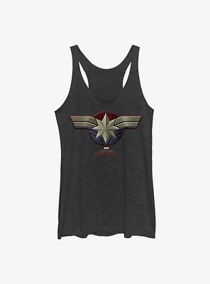 Marvel Captain Logo Girls Tank