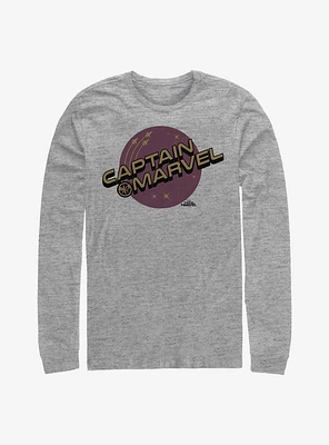 Marvel Captain Planets Logo Long-Sleeve T-Shirt