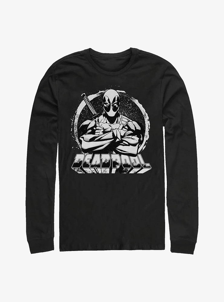 Marvel Deadpool For Hire Long-Sleeve T-Shirt