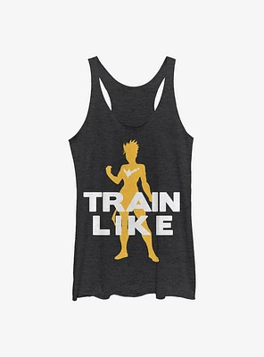 Marvel Captain Train Like Girls Tank