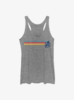 Marvel Avengers Multi Stripe Girls Tank