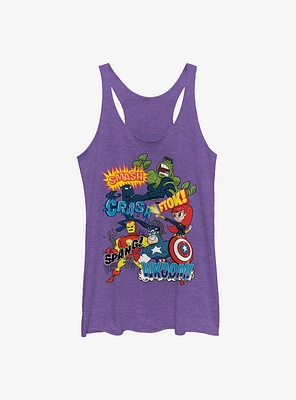 Marvel Avengers Sound Effects Retro Girls Tank