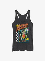 Marvel Captain Neon Pop Girls Tank