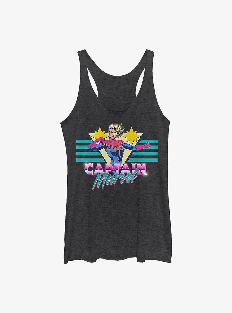 Marvel Captain Retro Wave Girls Tank