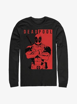 Marvel Deadpool Police Long-Sleeve T-Shirt