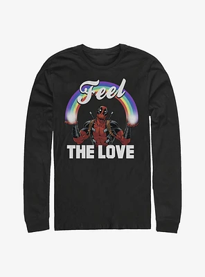 Marvel Deadpool Feel The Love Long-Sleeve T-Shirt