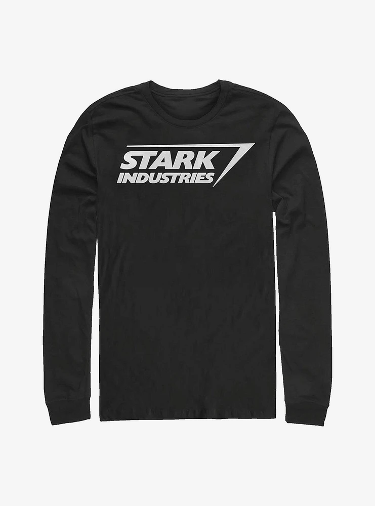 Marvel Iron Man Stark Logo Long-Sleeve T-Shirt
