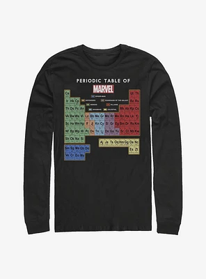 Marvel Periodic Table Of Long-Sleeve T-Shirt