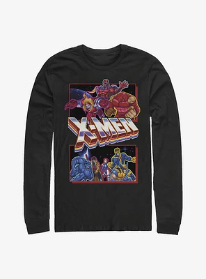 Marvel X-Men Arcade Fight Long-Sleeve T-Shirt