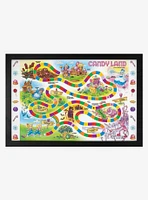 Candy Land Game Board Framed Wood Wall Art