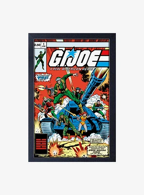 G.I. Joe Comic Framed Wood Wall Art