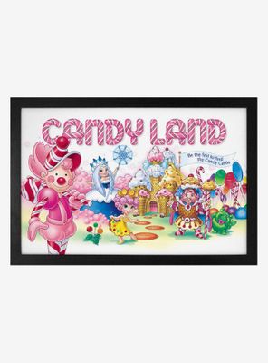 Candy Land Box Front Framed Wood Wall Art