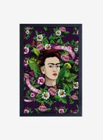 Frida Kahlo Parrot Framed Wood Wall Art