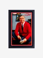 Mister Rogers' Neighborhood Tying Shoes Framed Wood Wall Art