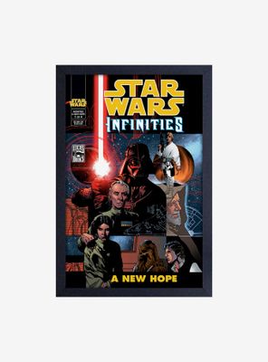 Star Wars Comic Cover Infinities New Hope Framed Wood Wall Art