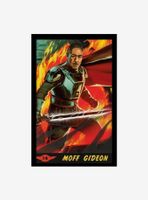 Star Wars The Mandalorian Moff Gideon Framed Wood Wall Art