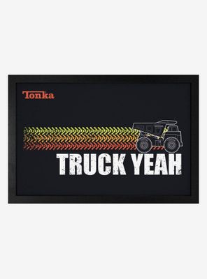 Tonka Truck Yeah! Framed Wood Wall Art