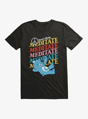 Care Bears Bedtime Bear Don't Hate Meditate T-Shirt