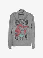 Disney The Little Mermaid Hair Cowlneck Long-Sleeve Girls Top