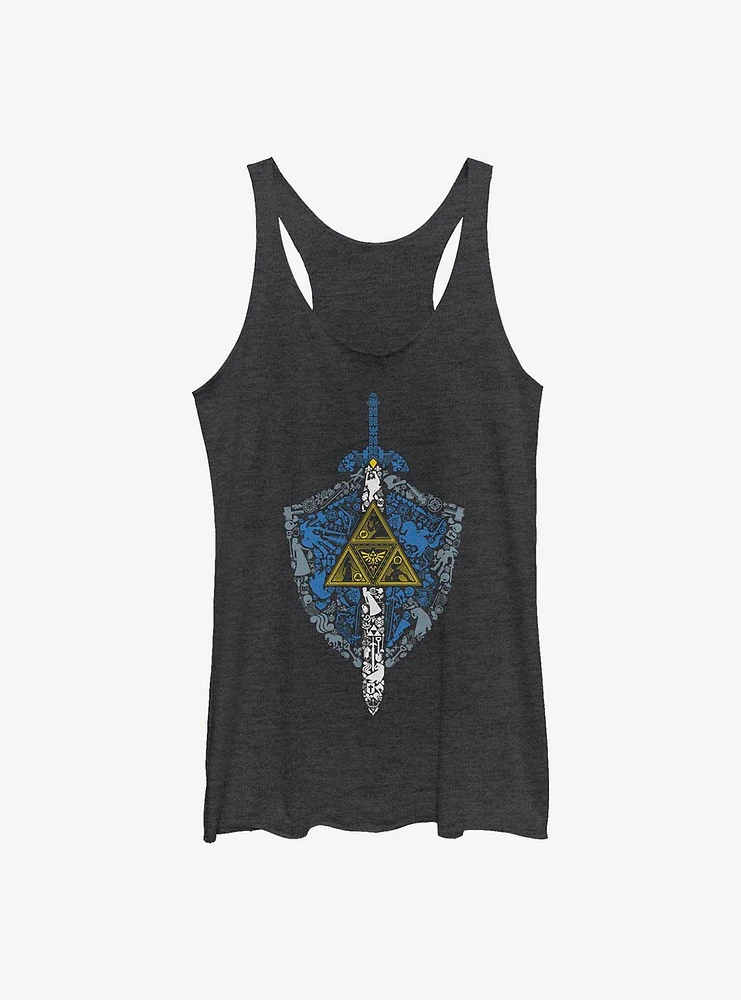 The Legend Of Zelda Iconic Weapon Girls Tank