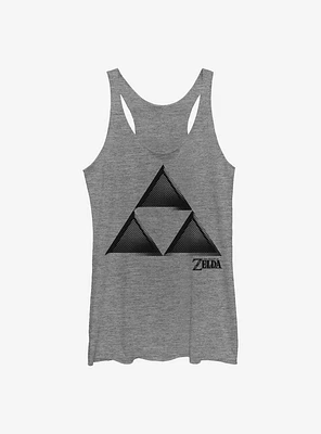 The Legend Of Zelda Triforce Tone Girls Tank