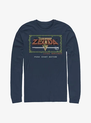 The Legend Of Zelda Pixelated Long-Sleeve T-Shirt