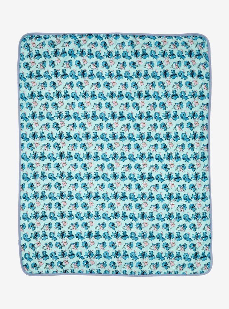 Disney Lilo & Stitch Chibi Stitch Baby Blanket - BoxLunch Exclusive