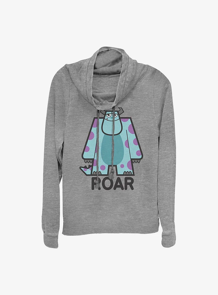 Disney Pixar Monsters University Sulley Roar Cowlneck Long-Sleeve Girls Top