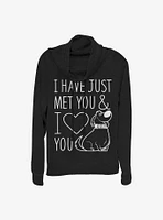 Disney Pixar Up I Love You Cowlneck Long-Sleeve Girls Top