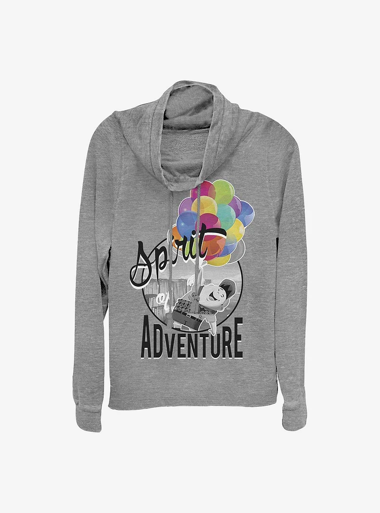 Disney Pixar Up Spirit Of Adventure Cowlneck Long-Sleeve Girls Top