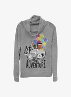 Disney Pixar Up Spirit Of Adventure Cowlneck Long-Sleeve Girls Top