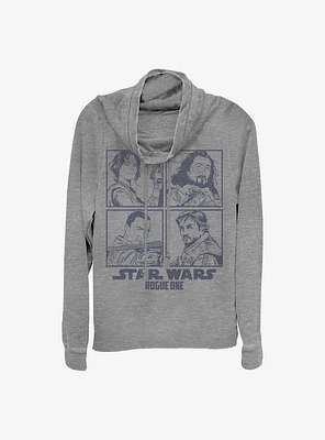 Star Wars Rogue One: A Story Four Square Cowlneck Long-Sleeve Girls Top