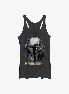 Star Wars The Mandalorian Mando Head Girls Tank
