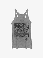 Star Wars The Mandalorian Stoic Bounty Hunter Girls Tank