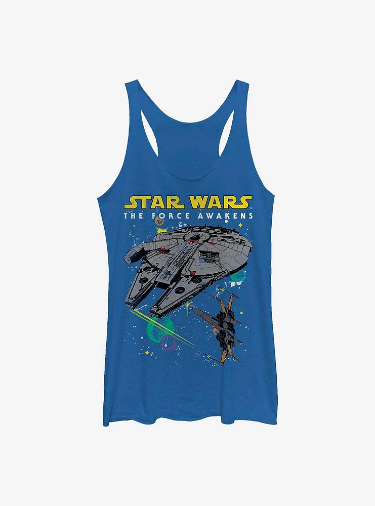 Star Wars: The Force Awakens Battle Drawing Girls Tank