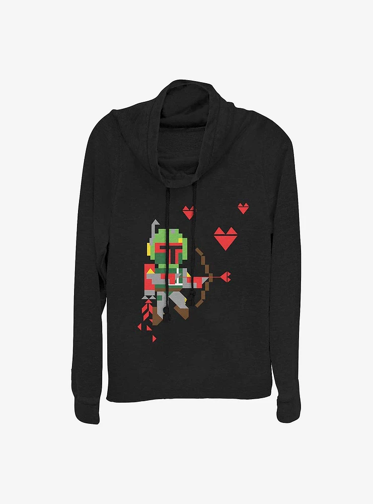 Star Wars Boba Love Cowlneck Long-Sleeve Girls Top