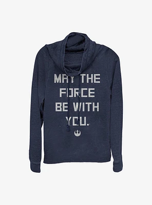 Star Wars Force Stars You Cowlneck Long-Sleeve Girls Top