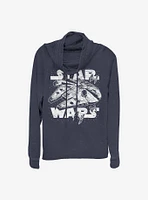 Star Wars Initiating Hyperdrive Cowlneck Long-Sleeve Girls Top