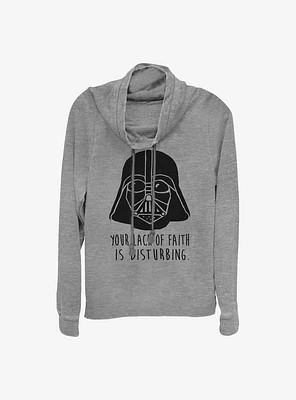 Star Wars That Is Disturbing Cowlneck Long-Sleeve Girls Top